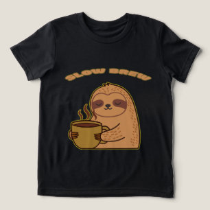 Triblenda Camiseta Divertida de Perezoso de Cerveza Lenta