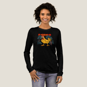 Triblenda Camiseta Divertida de Pollo – Arte de Estilo Cómic