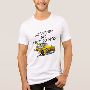 Triblenda Camiseta divertida de triblend para sobrevivir al