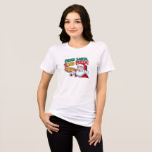 Camiseta divertida Dear Santa Send Pizza TriBlend
