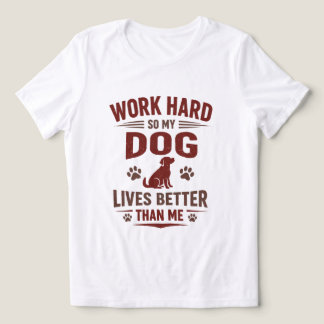 Triblenda Camiseta Divertida para Amantes de Perros Trabajo 