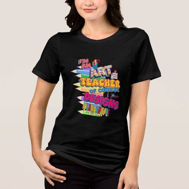 Triblenda Camiseta divertida para educadores creativos (Anverso)