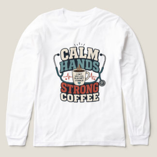 Triblenda Camiseta Divertida para Enfermera Amante del Café