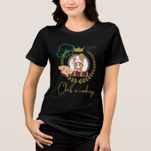 Triblenda Camiseta divertida para escolares: Cocinar como un