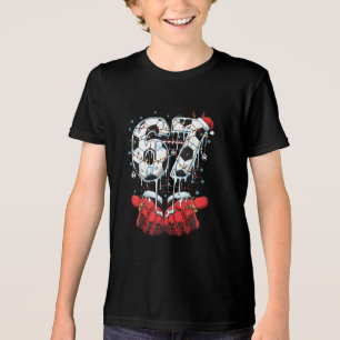 Triblenda Camiseta divertida para niños de fútbol 6 7 Navida