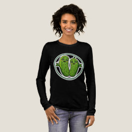 Triblenda Camiseta divertida pareja de pepinillos kawaii par
