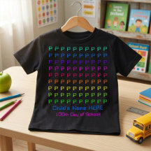 Camiseta Divertida Personalizada para Niños con 10