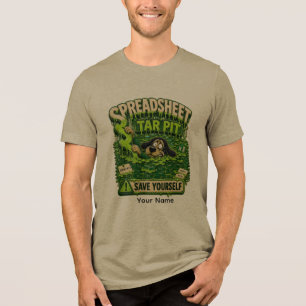 Triblenda Camiseta divertida personalizada Trampa de hoja de