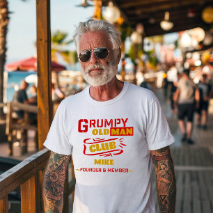 Triblenda Camiseta divertida personalizado - Club de Viejo G
