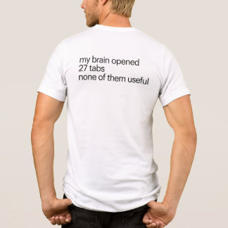 Triblenda Camiseta Divertida Sobrepensamiento | Camiseta de 