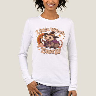 Triblenda Camiseta Divertida Zarigüeya Pequeña Bruja Energía
