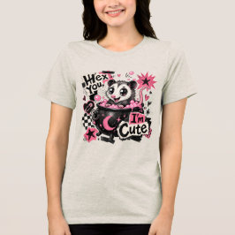 Triblenda Camiseta Divertida Zarigüeya Te Maldigo, Soy Bonit