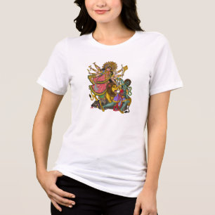 Triblenda Camiseta Divina Durga Mahishasura