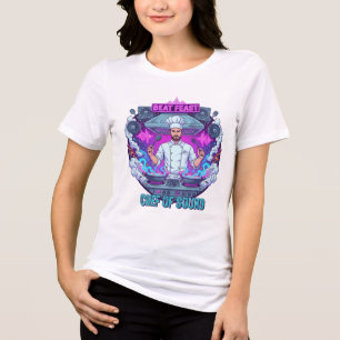 Triblenda Camiseta DJ Chef de cocina
