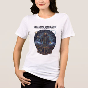 Triblenda Camiseta DJ Navegador de Constelaciones Estelares