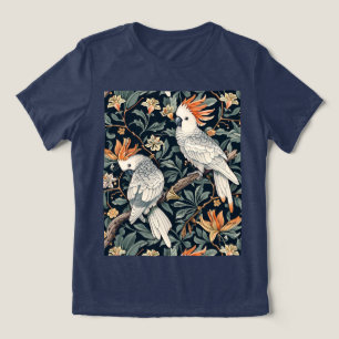 Triblenda Camiseta elegante de cacatúa