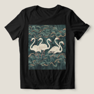 Triblenda Camiseta elegante de flamenco