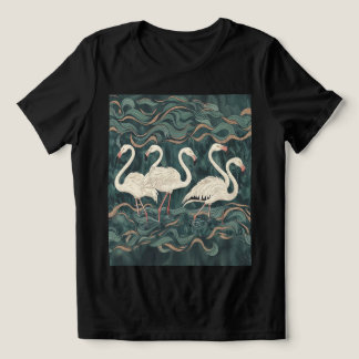 Triblenda Camiseta elegante de flamenco