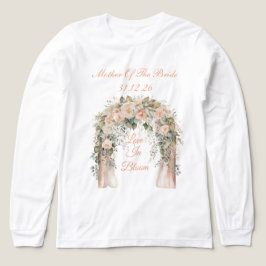 Triblenda Camiseta elegante de manga larga de flor de meloco