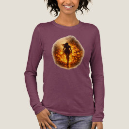 Triblenda Camiseta Ella Camina a Través del Fuego