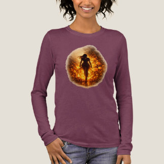 Triblenda Camiseta Ella Camina a Través del Fuego