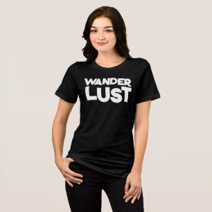 TRIBLENDA CAMISETA EN CAMISETA EN T DE WANDERLUST TRAVEL