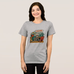 Triblenda Camiseta Esqueleto Estoy Bien