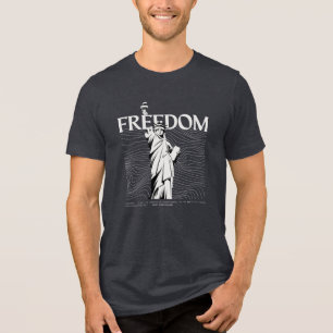 Triblenda Camiseta Estatua de la Libertad V2 – Viajar Libert