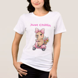 Triblenda Camiseta estética de carpincho relajado y lindo
