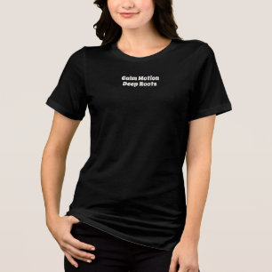 Triblenda Camiseta Estilo Enraizado Movimiento Tranquilo