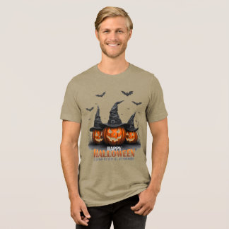 Triblenda Camiseta feliz de Halloween