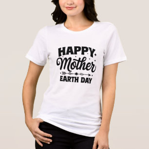 Triblenda Camiseta feliz Día de la Madre Tierra