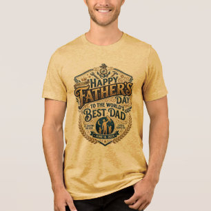 Triblenda Camiseta Feliz día del padre