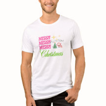 Camiseta Feliz Feliz Feliz Navidad | Regalo Festiv