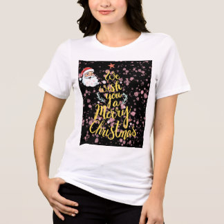 Triblenda camiseta feliz navidad \ Para regalos\ para ella/