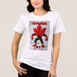 Triblenda Camiseta femenina de la FAFO de Canadá