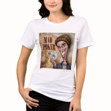 Camiseta femenina Grunge Pazzo de MAD Poker 90
