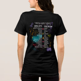 Triblenda Camiseta femenina Team Cherokee Unbreakable Tour (