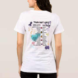 Triblenda Camiseta femenina Team Cherokee Unbreakable Tour (