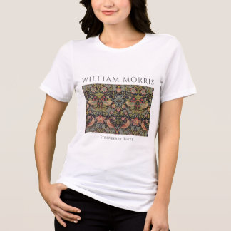 Triblenda Camiseta femenina William Morris Strawberry Thief