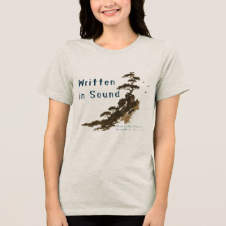 Triblenda Camiseta femenina Written in Sound