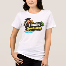 Camiseta Finalmente Me Gradué 🎓 Camiseta Linda de