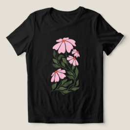 Triblenda Camiseta floral abstracta para mujer Blossom Grace