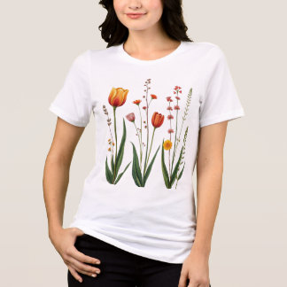 Triblenda Camiseta Floral Vintage - Desi de Flor Silvestre B