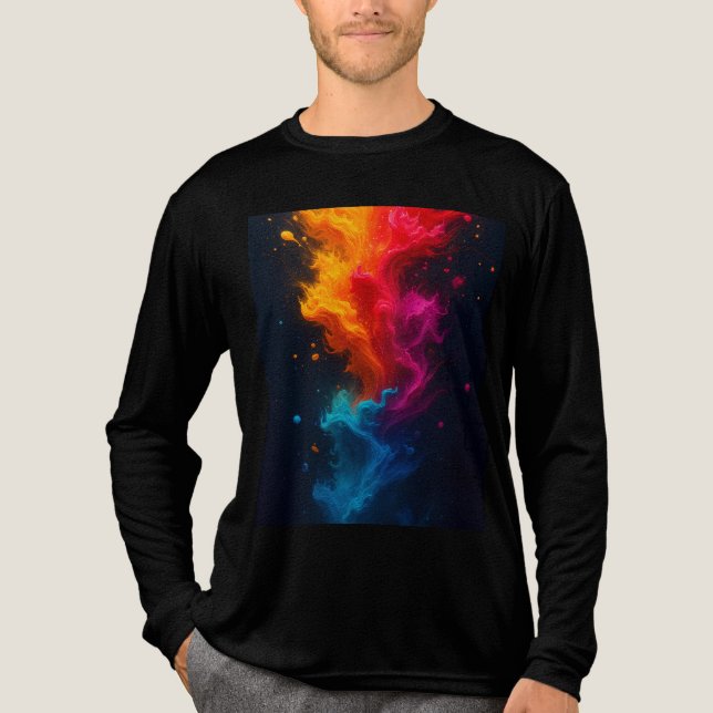 Triblenda Camiseta fuego multicolor (Anverso)