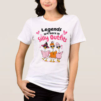 Triblenda Camiseta Funny Geese Squad | Trajes Divertidos Gan
