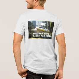Triblenda Camiseta Futurista. Vehículo volador.