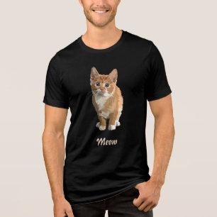 Triblenda Camiseta gatito miau