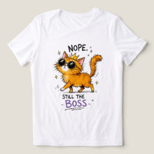 Camiseta Gato Jefe Todavía No
