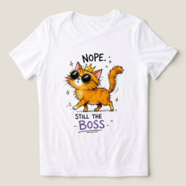 Triblenda Camiseta Gato Jefe Todavía No